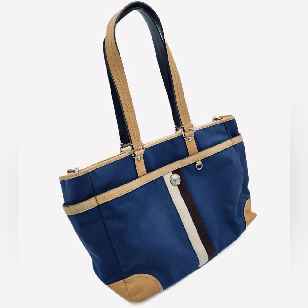 Coach Canvas Leather Baby Diaper Bag